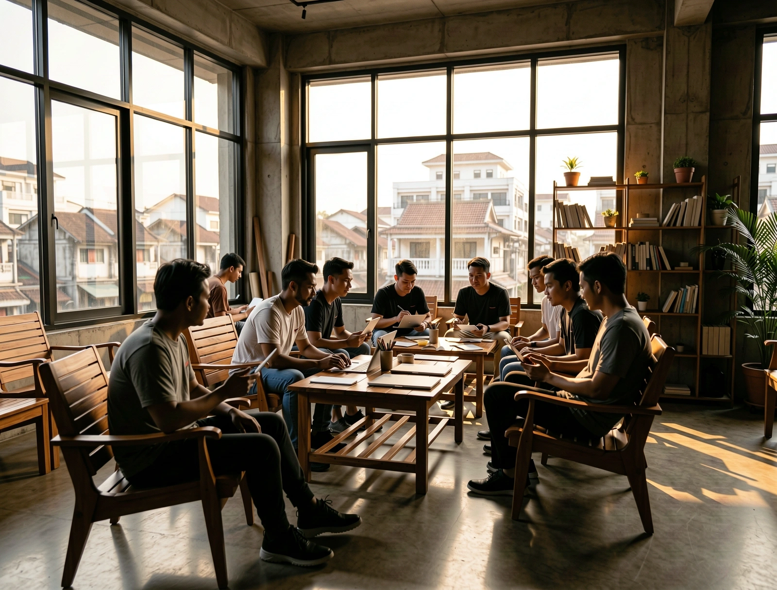 Modern Indonesian masculinity in an urban setting